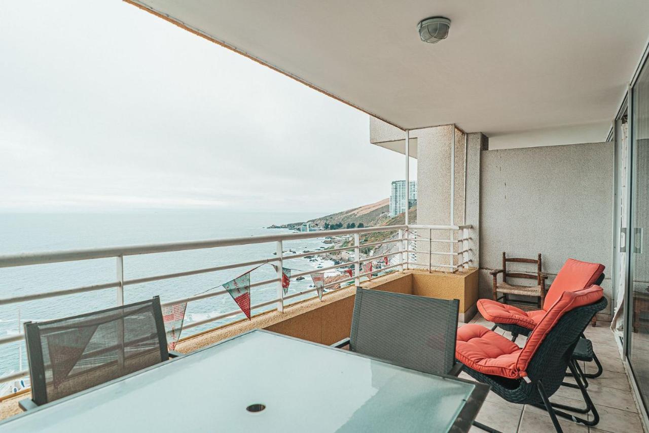 Depto Familiar Full Vista Al Mar En Renaca Apartamento Vina del Mar